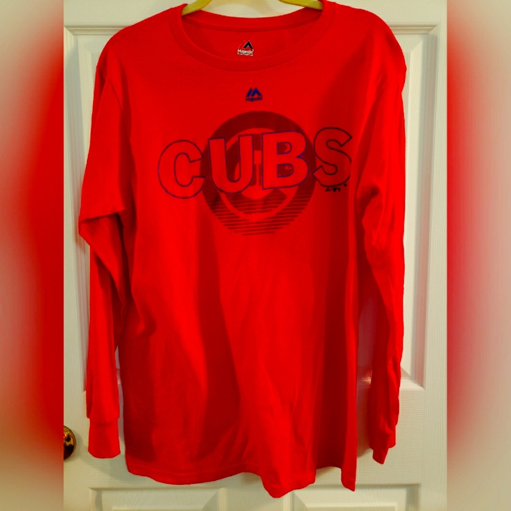 Majestic Cubs long sleeve sz L